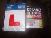 Driving Theory test CD-Rom and L plates