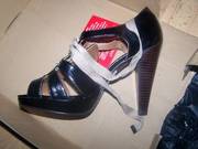 Black platform peep toe shoes - BRAND NEW - Size 7